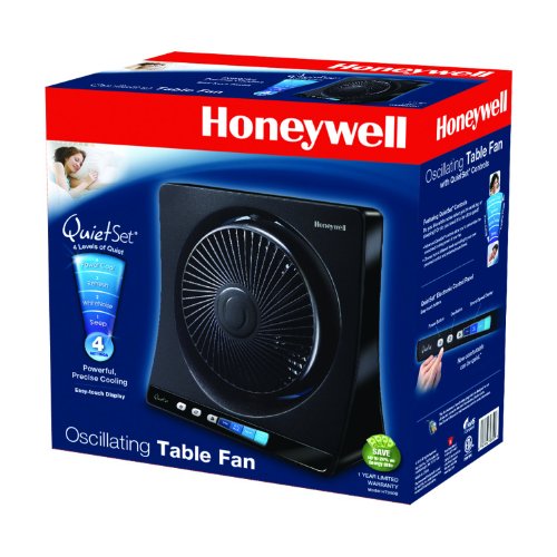 1. Honeywell HT350B QuietSet Table Fan