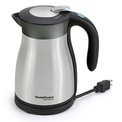 Chef'sChoice 692 International Keep Hot Thermal Electric Kettle, 1.5 L, Stainless Steel