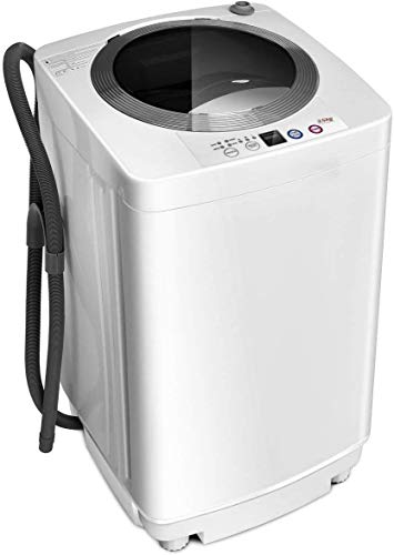 Giantex Portable Compact Full-Automatic Laundry 1.6 Cu. ft. Washing Machine Washer/Spinner W/Drain Pump