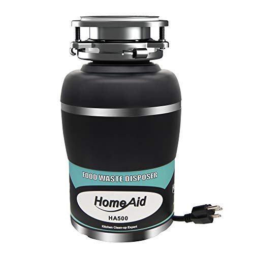 HomeAid Garbage Disposal Quiet Disposer 1/2 HP