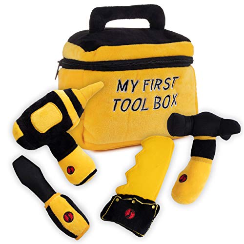 2. Toy Tool Set for Kids | Includes Cuddly Hammer, Handsaw, Screwdriver, Hand Drill, & Zippered Tool Box