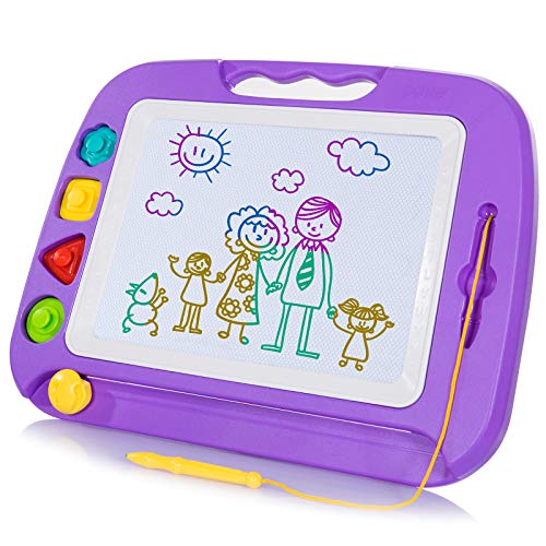 9. SGILE Magnetic Drawing Board for Kids